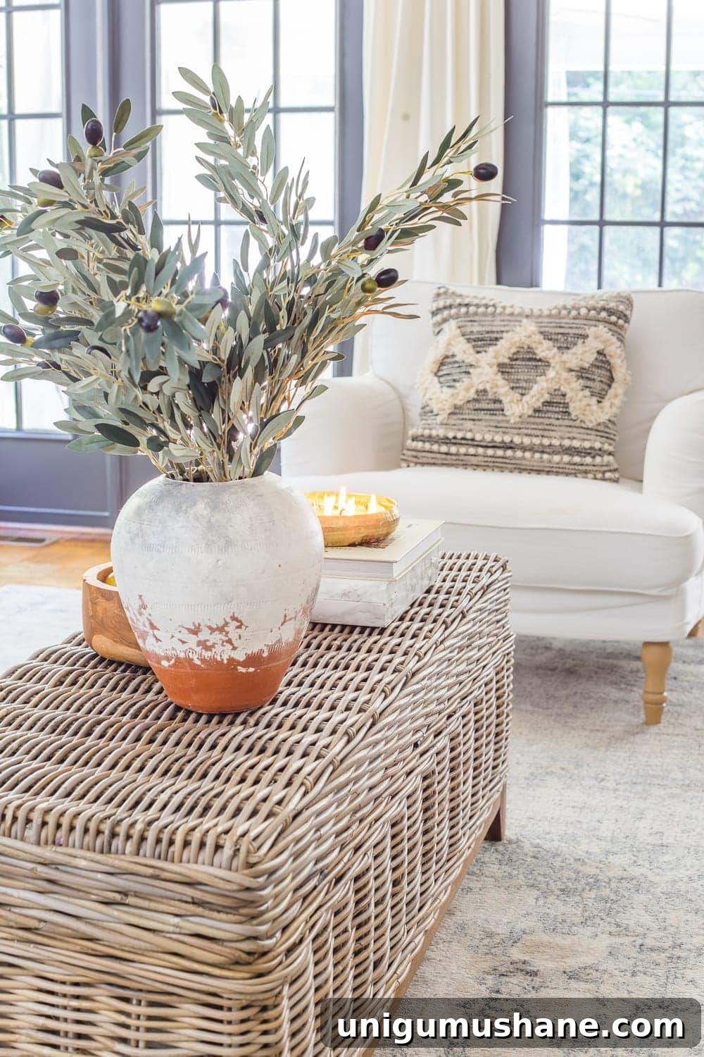 Neutral Fall Faux Greenery Deals at Wayfair and Birch Lane 6 Neutral Fall Faux Greenery | Why ditching traditional fall colors is a better decorating decision to stretch your dollars + the best neutral fall greenery and decor on sale.
