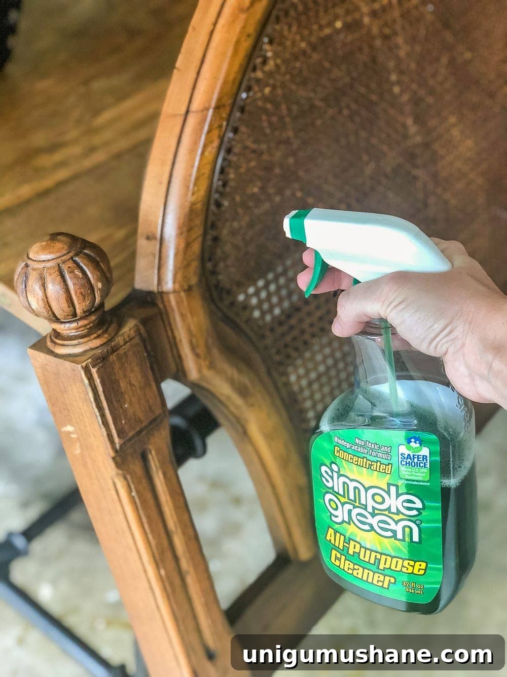 How to Restore Worn Caned Furniture and Seats 3 How to get stale cigarette smell and tar out of furniture