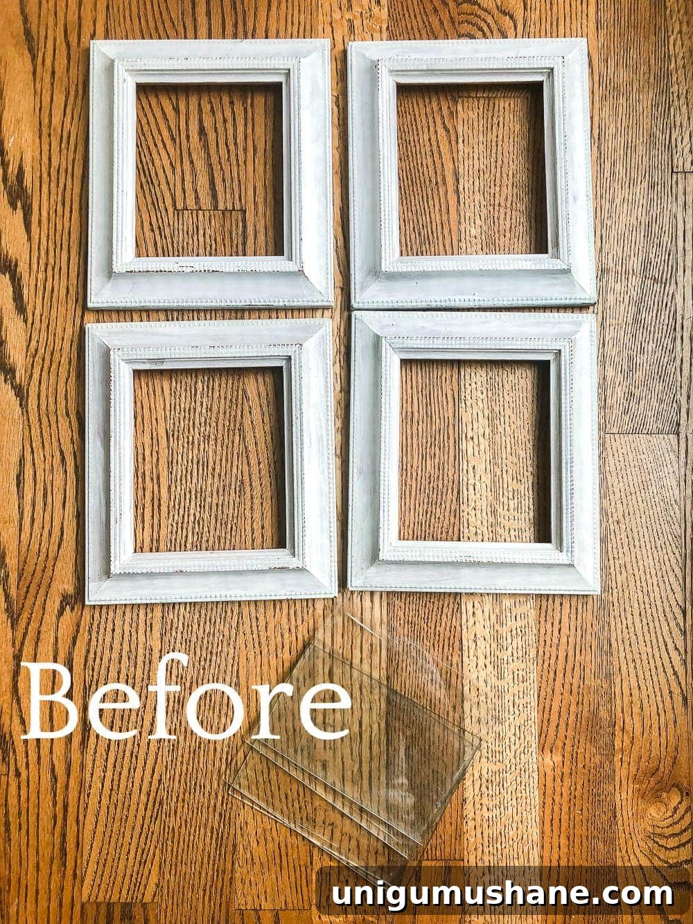 Transform Old Picture Frames into Antique Mirrors 2 How to make DIY antique mirrors using old secondhand picture frames easily and without the mess.