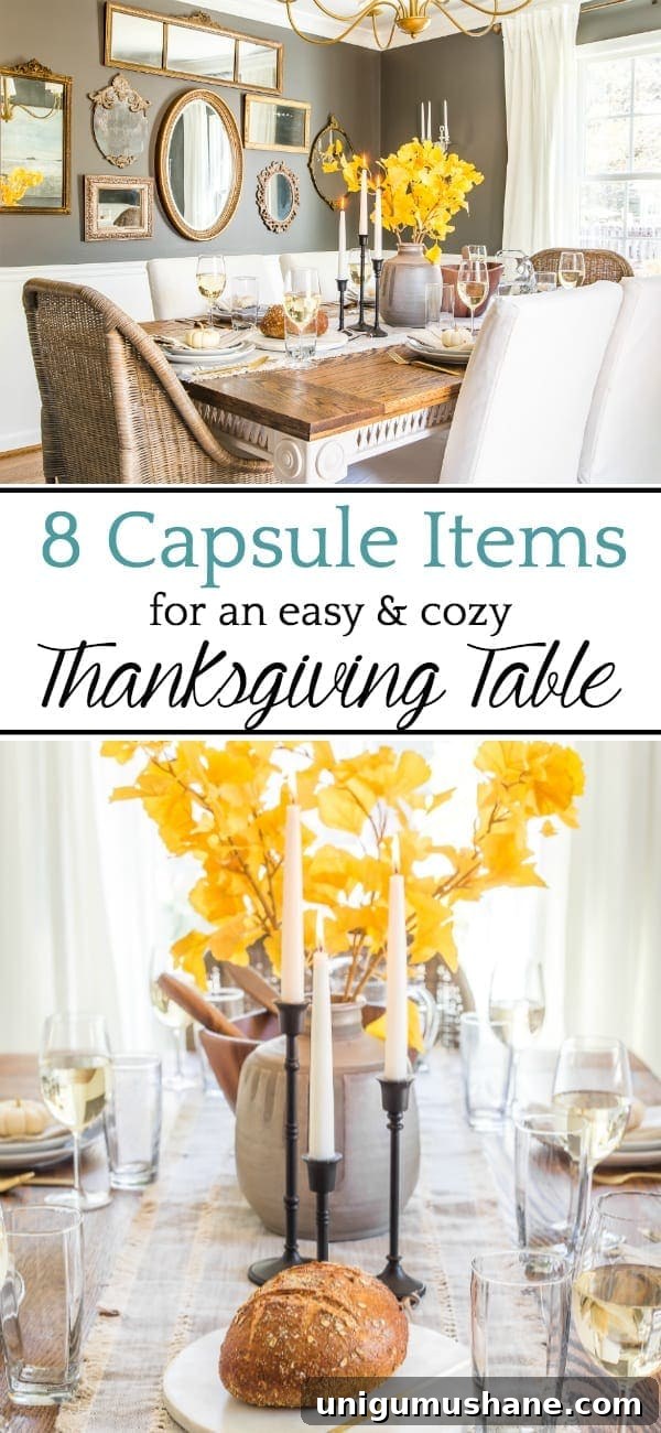 8 Capsule Staples for a Stylish Thanksgiving Tablescape 11 Tips for incorporating classic pieces from Walmart on a Thanksgiving table that save storage space, time, money, and create versatility for every season of decorating.