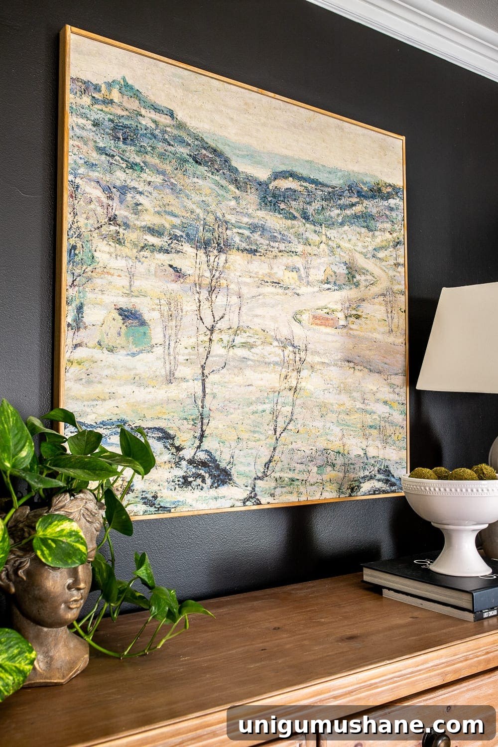 Large Winter Landscape Printable Wall Art for DIY Decor 10 DIY Large Wall Art and Winter Landscape Printable - How to make a $1,000 piece of art for under $50.