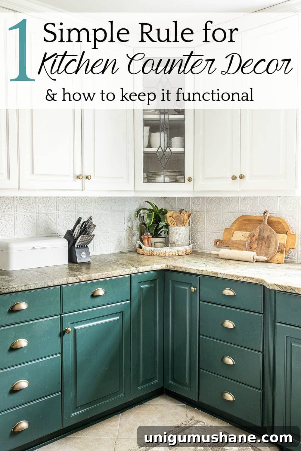 10 Stylish Ideas to Decorate Kitchen Countertops 15 How to Decorate Kitchen Countertops | 1 simple rule for kitchen counter decor and 10 items to make them pretty but still functional while cutting the clutter.