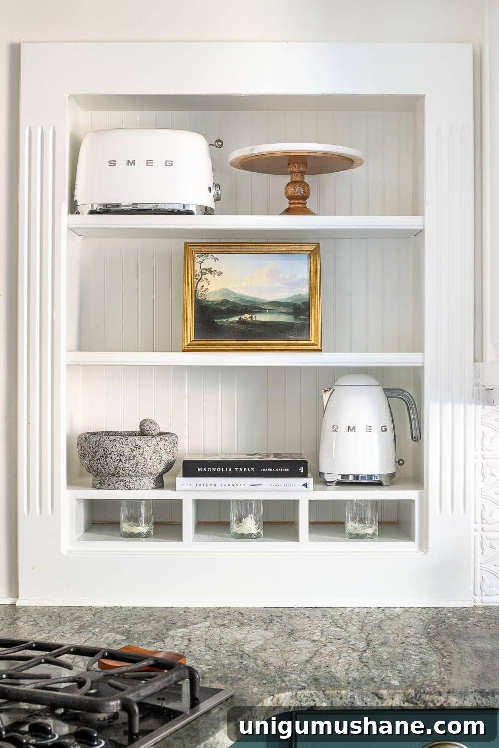 How to Style Shelves for a Polished Look 8 How to Decorate Shelves | 8 tips for decorating shelves to make them look perfectly styled and balanced every single time to make a statement in any room.