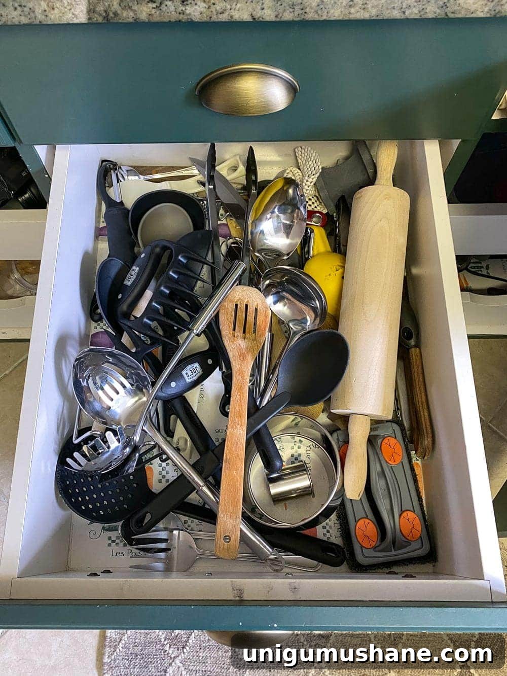 Kitchen Organization Makeover: Smart Storage and Declutter Tips 16 Kitchen Organization Makeover | Utensil Drawer Before