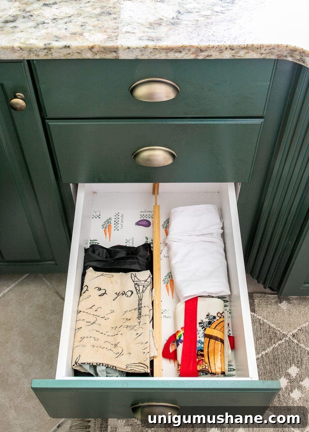 Kitchen Organization Makeover: Smart Storage and Declutter Tips 21 Kitchen Organization Makeover | Apron Drawer Organization