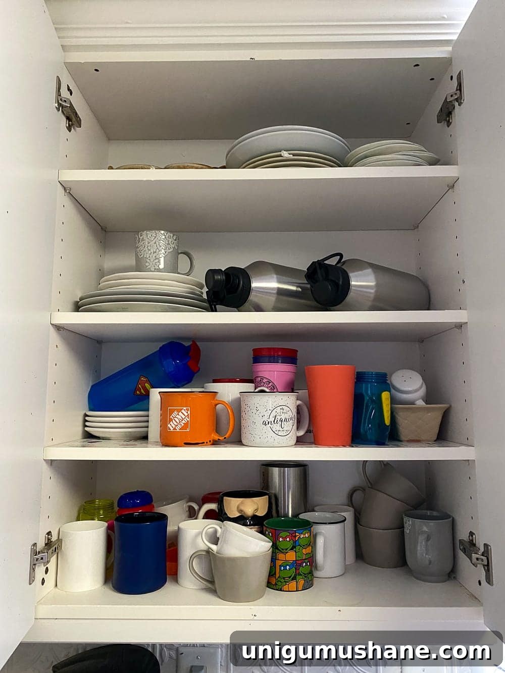 Kitchen Organization Makeover: Smart Storage and Declutter Tips 7 Kitchen Organization Makeover | Dishware Cabinet Before
