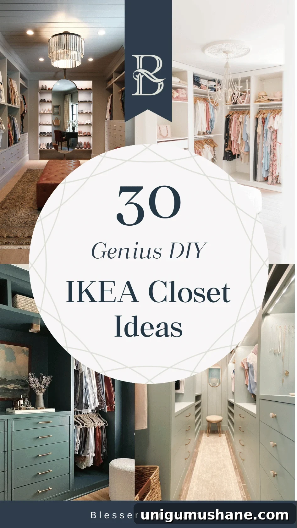 DIY IKEA closet ideas inspiration
