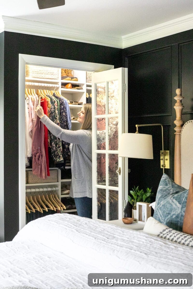 Small Master Closet Transformation: IKEA Reveal 2 Small Master IKEA Closet