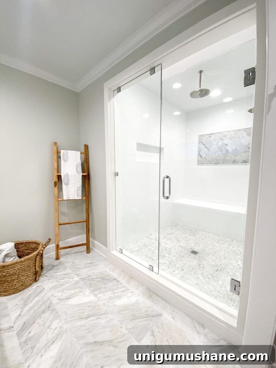 Sea Island Coastal Home Tour: Inside a Lowcountry House 12 Sea Island Coastal House Tour | shower