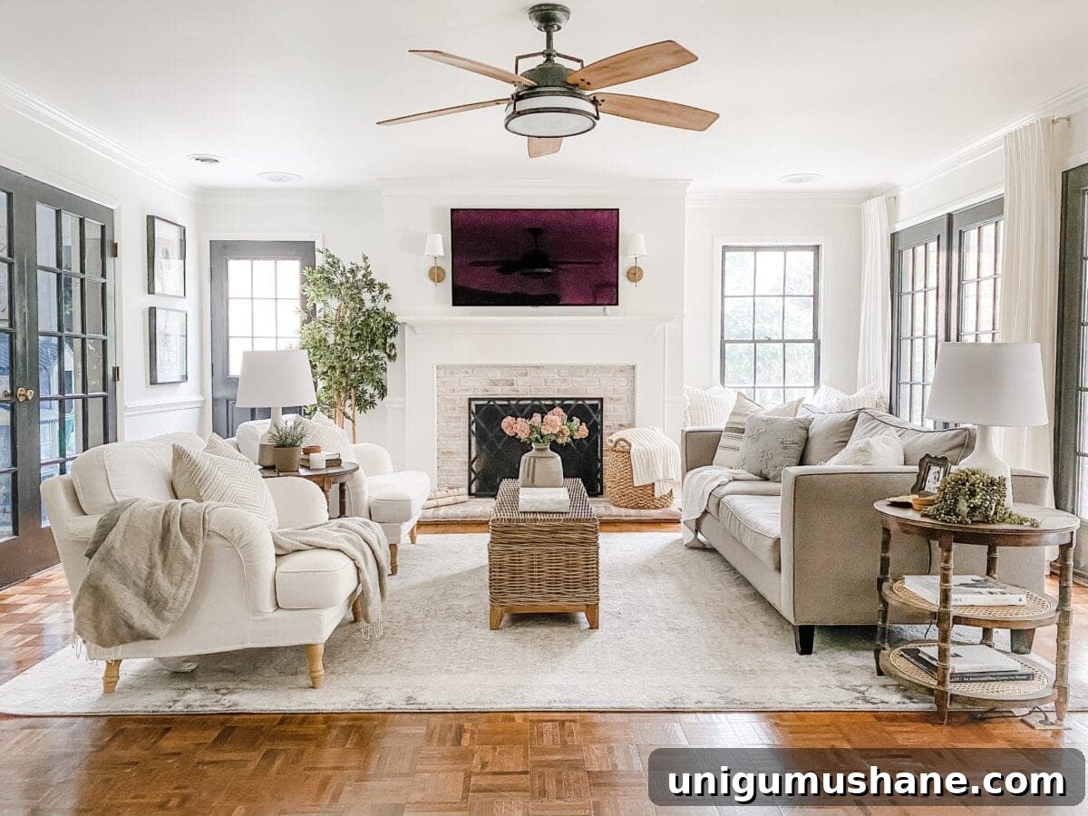 40 Affordable Home Decor Ideas Under $100 6 living room furniture layout with couch and chairs