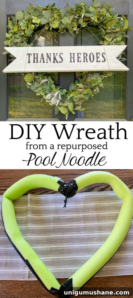 DIY Pool Noodle Wreath Tutorial 14 img 36602 13