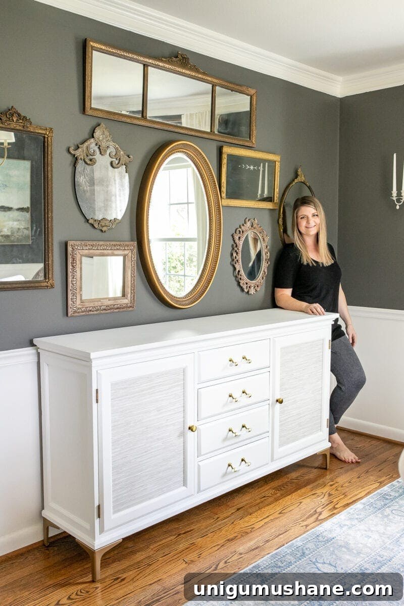 Buffet Table Decor Ideas: How to Style Any Surface 2 Refinished buffet named Betty White