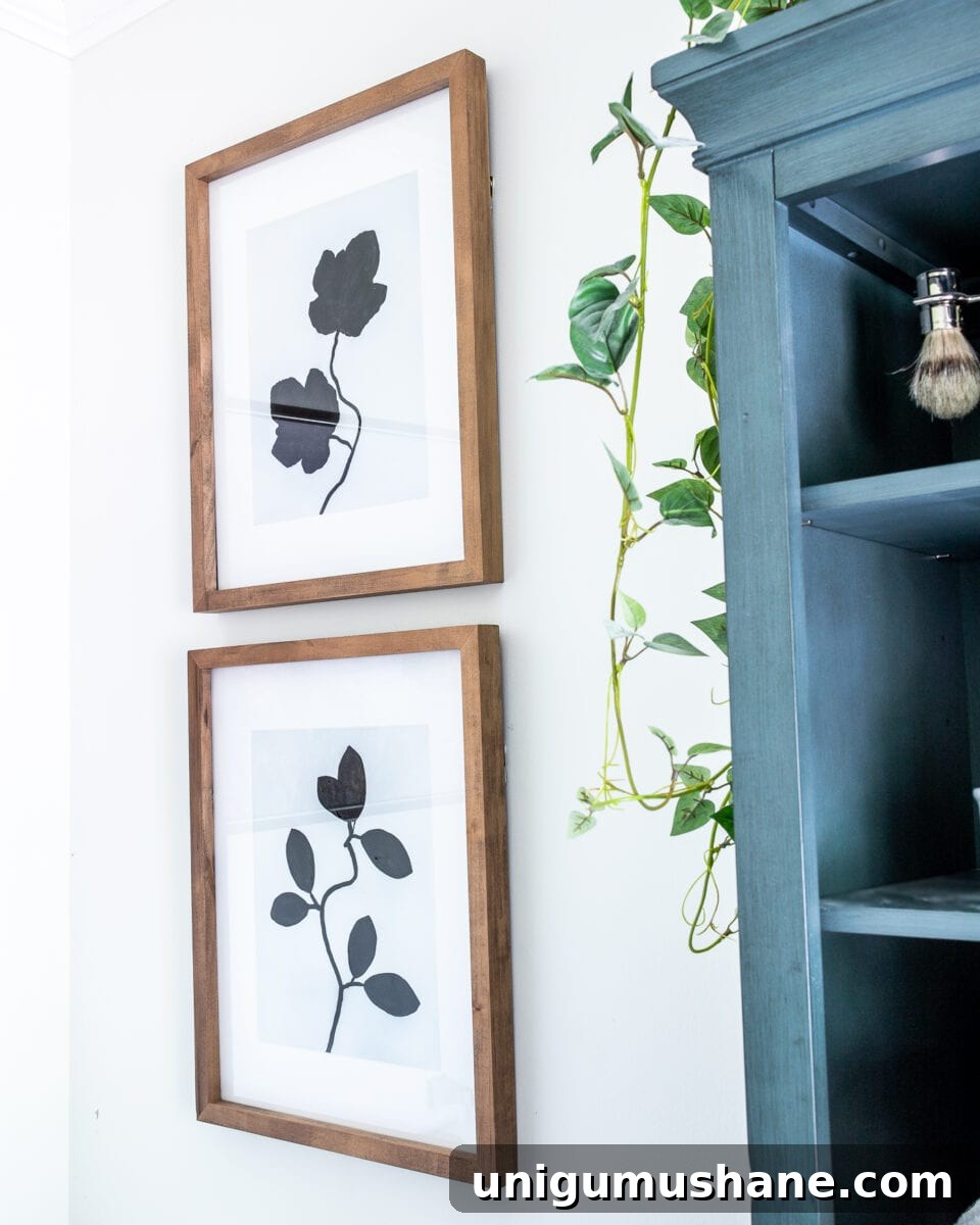 How to Create Silhouette Leaf Art with Paint 8 bathroom diy art using spray paint and leaves