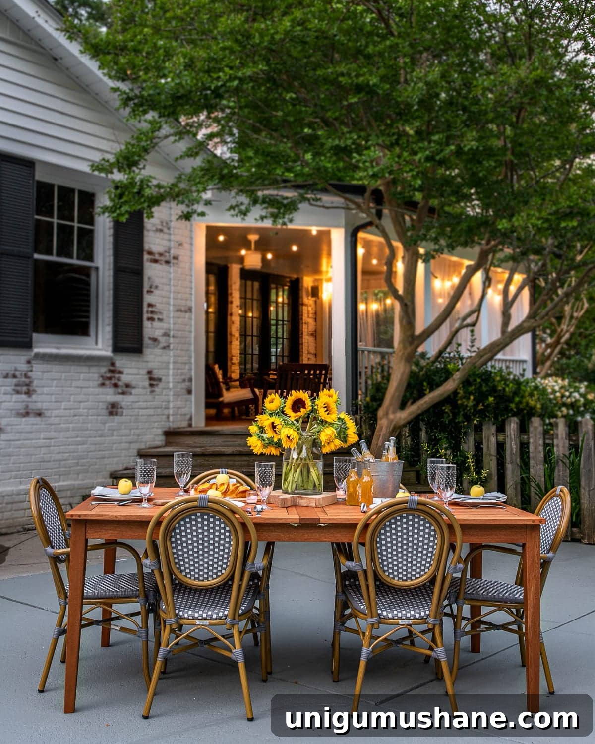 Concrete Patio Refresh: Summer Al Fresco Tablescape 12 Now