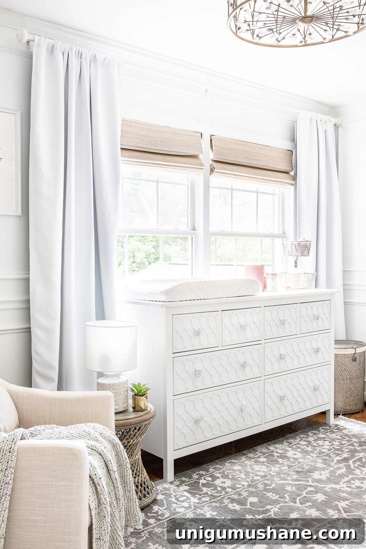 How to Hang Curtains and My Favorite Window Treatments 2 A guide for hanging curtains correctly to make windows appear larger and ceilings appear taller + favorite blackout curtains, shades, and rods for less.