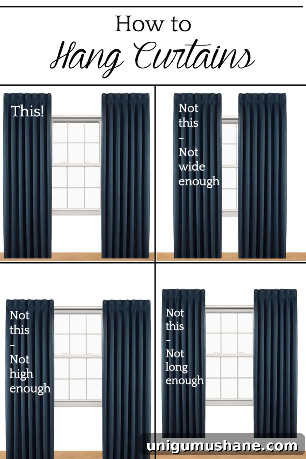 How to Hang Curtains and My Favorite Window Treatments 4 How to hang curtains