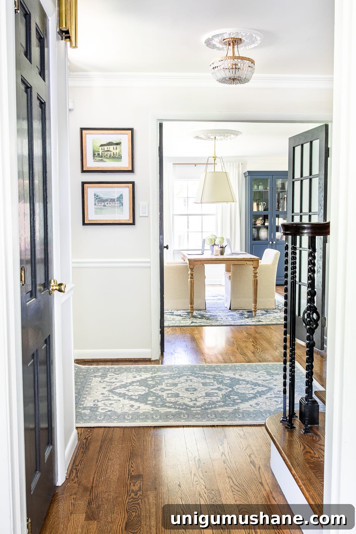 Classic Meets Modern: Foyer Before and After 8 Classic timeless modern foyer