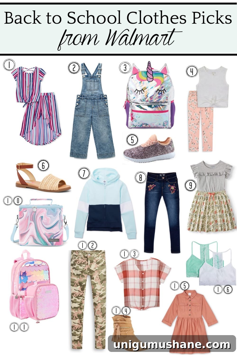 Olivia’s Homework Desk Setup for Back-to-School 4 Back to School Clothes Picks for Girls
