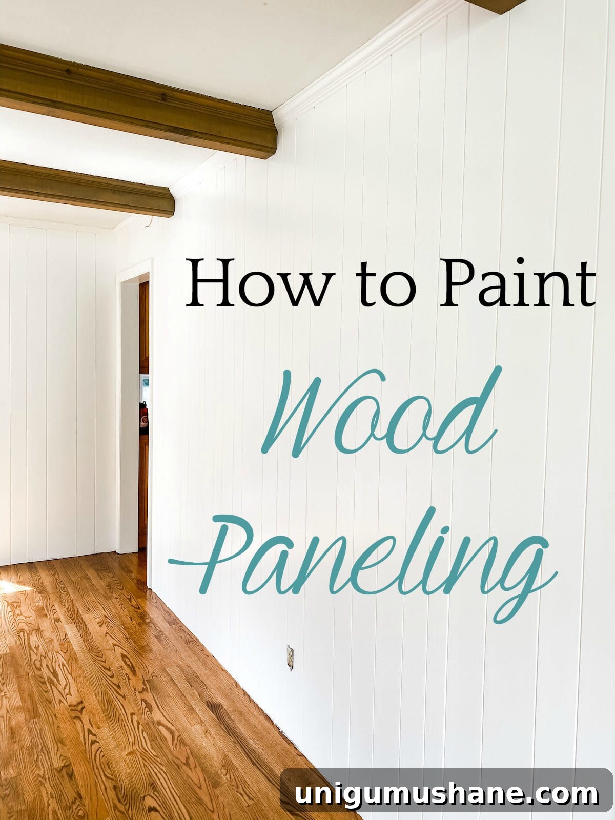 DIY Painted Wall Paneling and McNay Project Update 11 How to Paint Wood Paneling: A complete step-by-step tutorial for how to paint wood paneling on walls with full supply list for a simple paint update that lasts.