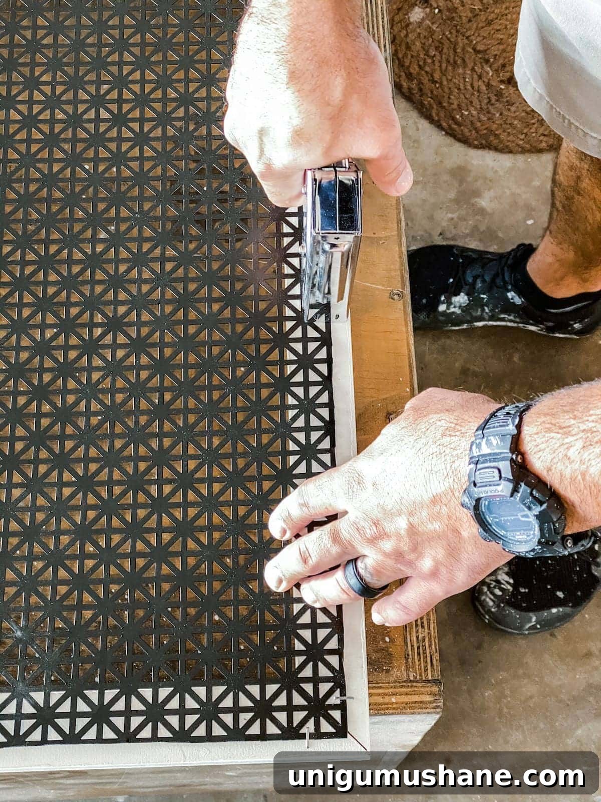 Budget DIY Return Vent Cover: Step-by-Step Guide 7 vent cover made from decorative sheet metal