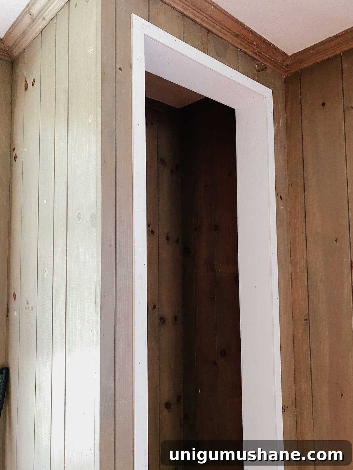 Turn a Closet Into Built In Shelving 12 closet doorway frame