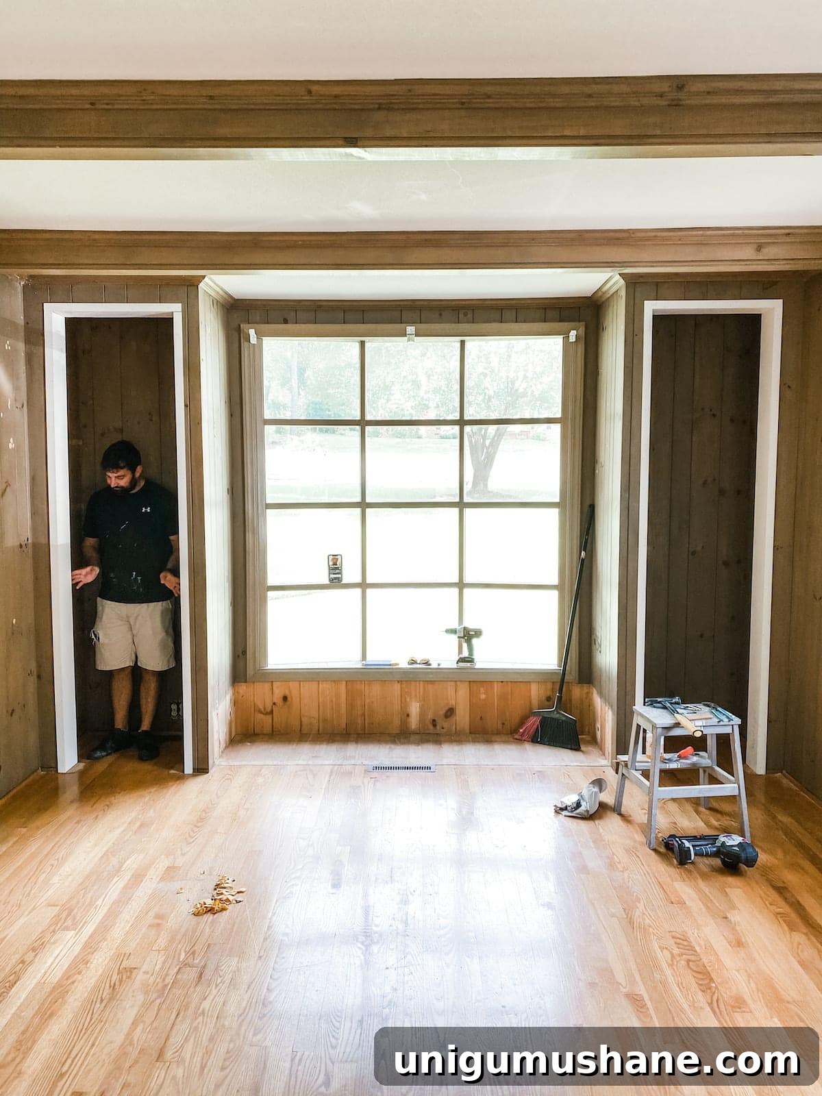 Turn a Closet Into Built In Shelving 13 converting closets to built-in shelves