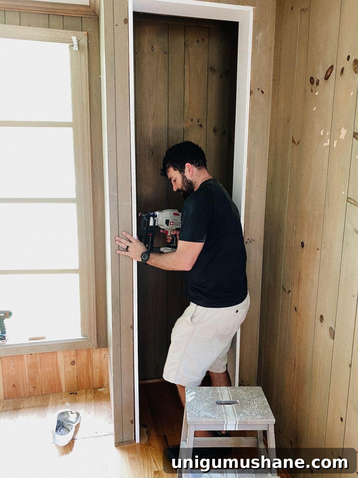 Turn a Closet Into Built In Shelving 10 framing closets