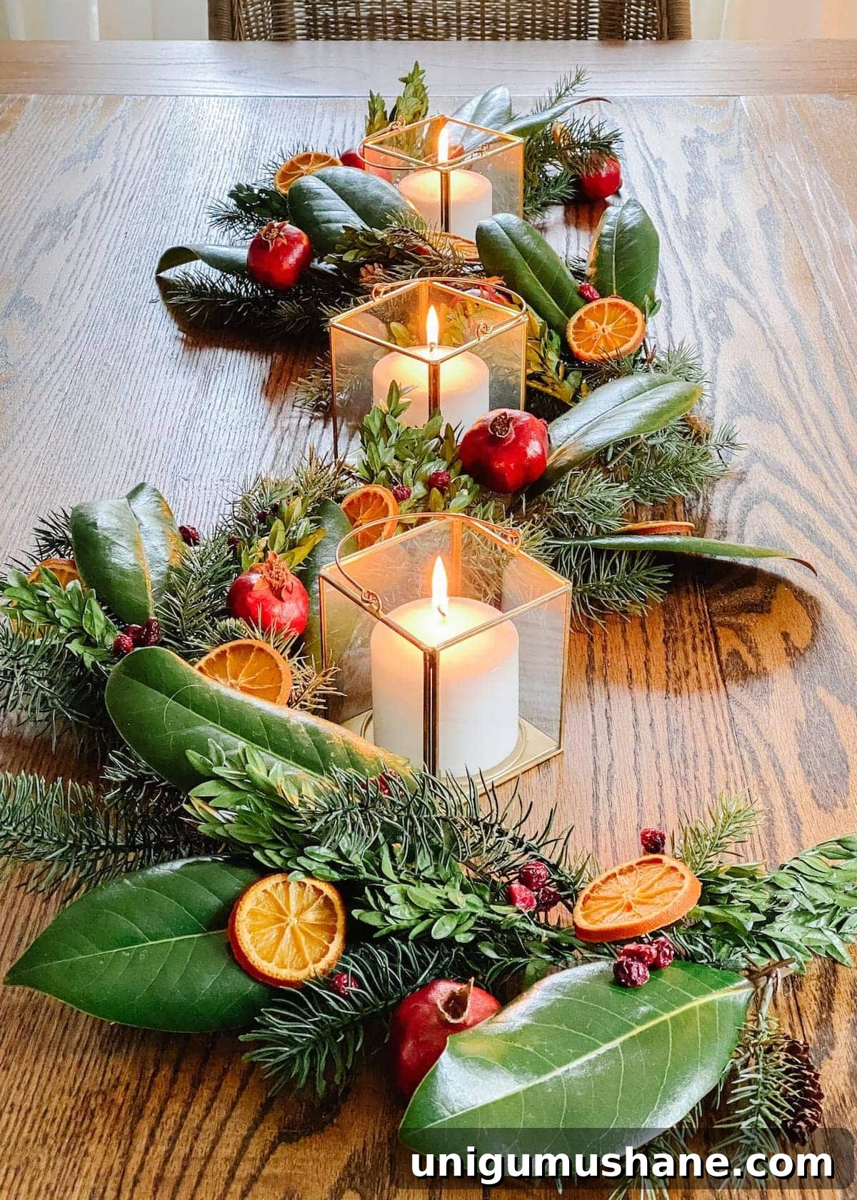 How to Dry Fruit and Preserve Leaves for Natural Christmas Decor 10 DIY dried fruit and preserved leaves Christmas garland