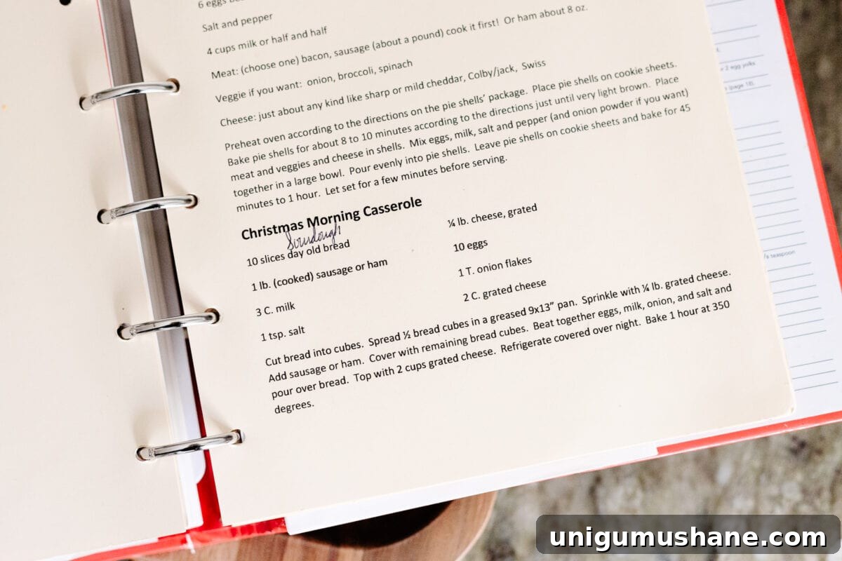 DIY Christmas Brunch Decor Ideas with Printable Art 17 Christmas morning casserole recipe