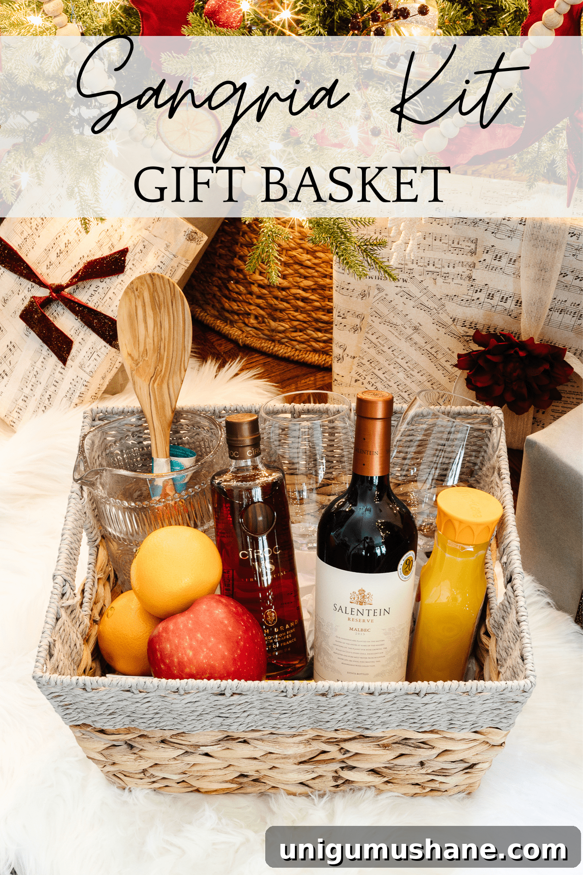 50 Unique Christmas Gift Basket Ideas to Impress 9 Gift Basket Ideas : Sangria Kit