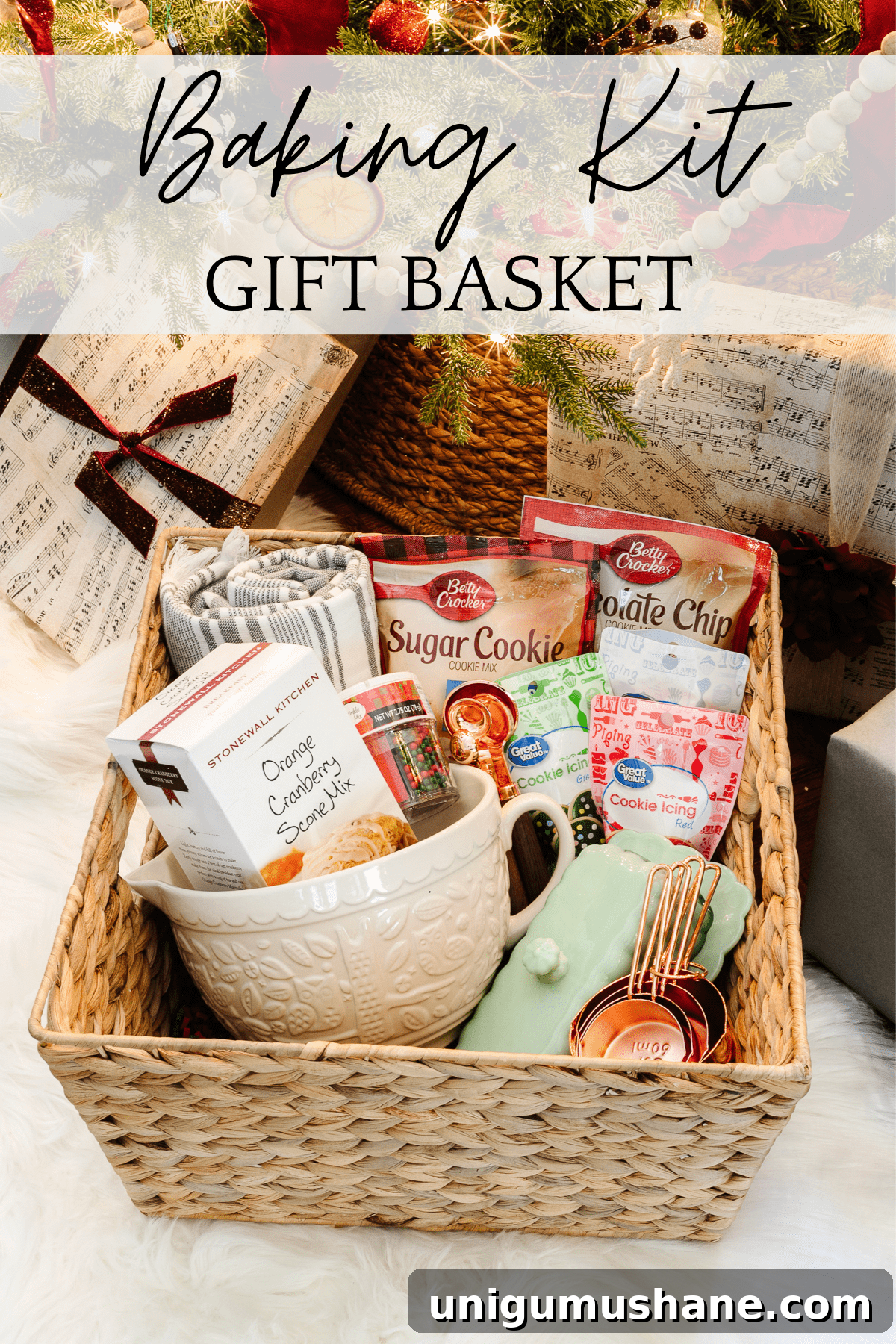 50 Unique Christmas Gift Basket Ideas to Impress 3 Gift Basket Ideas : Baking Kit