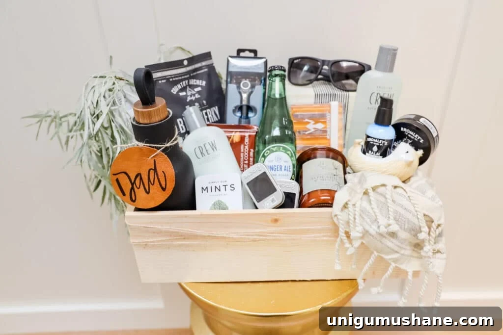 50 Unique Christmas Gift Basket Ideas to Impress 19 new dad gift basket