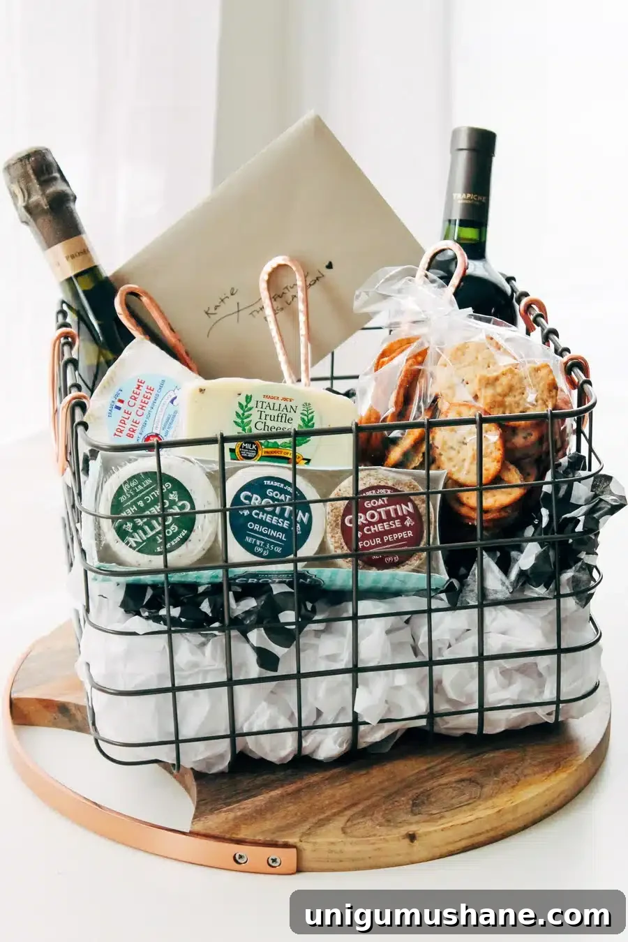 50 Unique Christmas Gift Basket Ideas to Impress 29 cheese gift basket