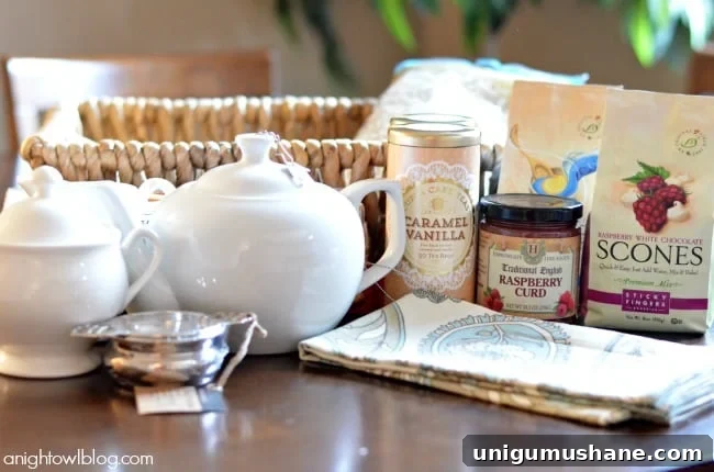 50 Unique Christmas Gift Basket Ideas to Impress 31 tea gift basket