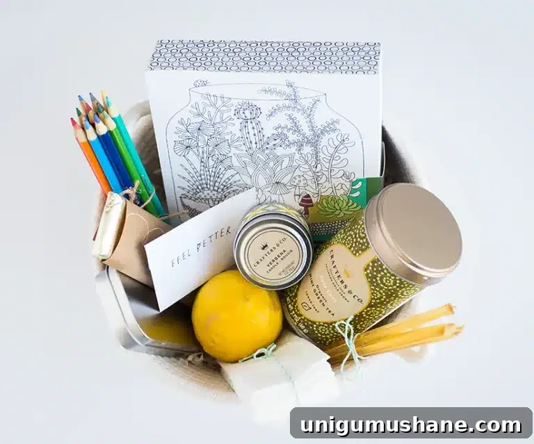 50 Unique Christmas Gift Basket Ideas to Impress 33 wellness gift basket