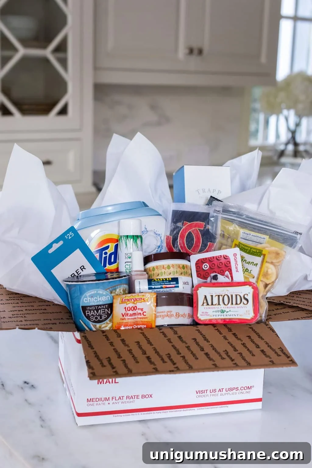 50 Unique Christmas Gift Basket Ideas to Impress 52 college care package