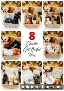 50 Unique Christmas Gift Basket Ideas to Impress 55 8 Creative gift basket ideas for the homebody, spa lover, DIYer, entertainer, baker, movie lover, and coffee fanatic.