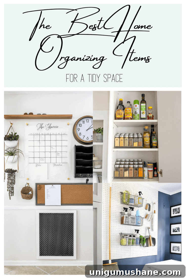 Home Organization Essentials for a Tidy Space 26 best home organizing items
