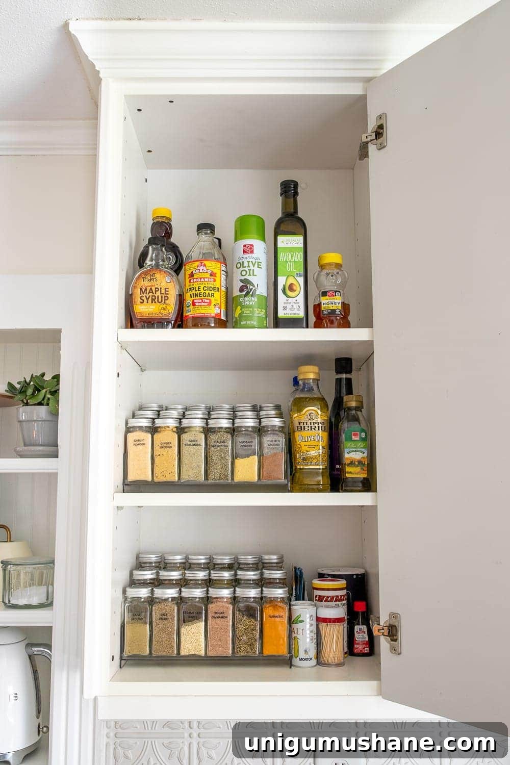 Home Organization Essentials for a Tidy Space 6 Spice Cabinet Organizing