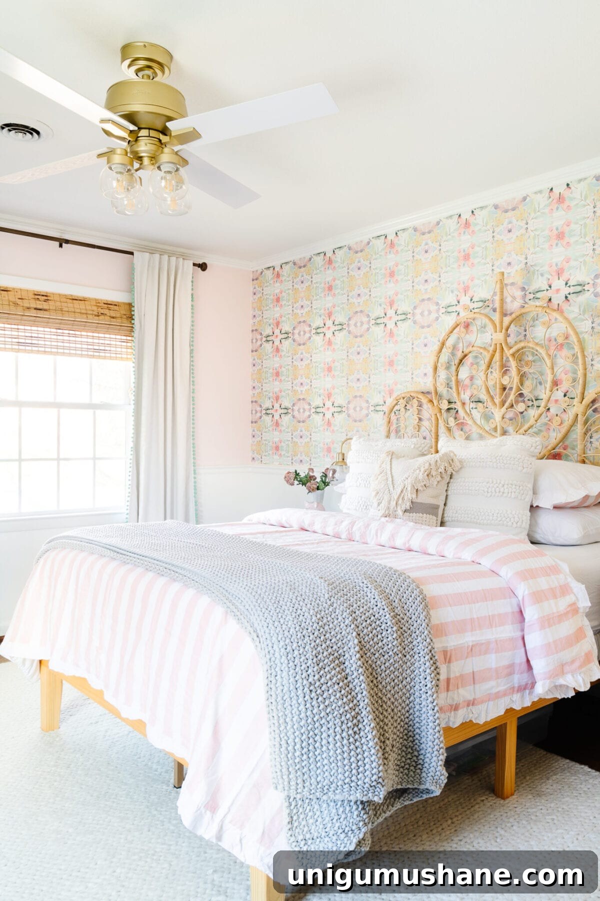 Boho Bedroom Decor Ideas for Girls 8 A little girl bedroom gets a big girl update using a few boho furniture swaps, DIY geology art, and glam accents.