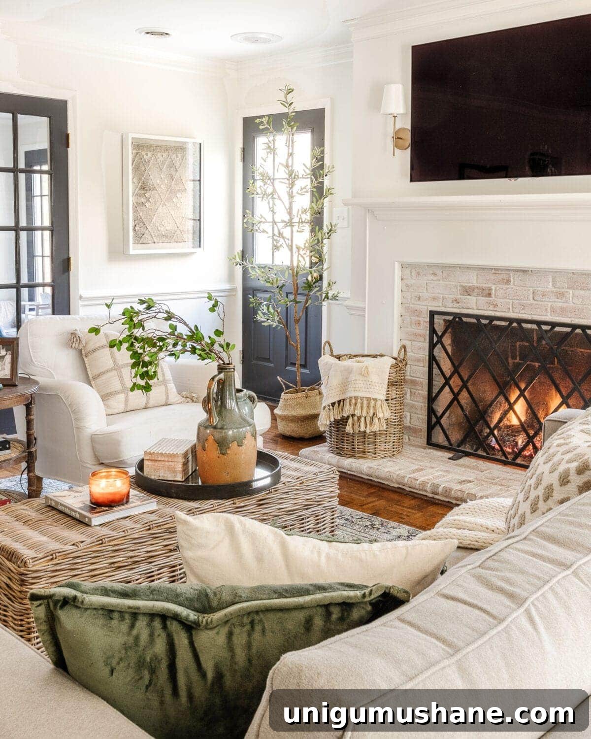 Cozy Winter Living Room