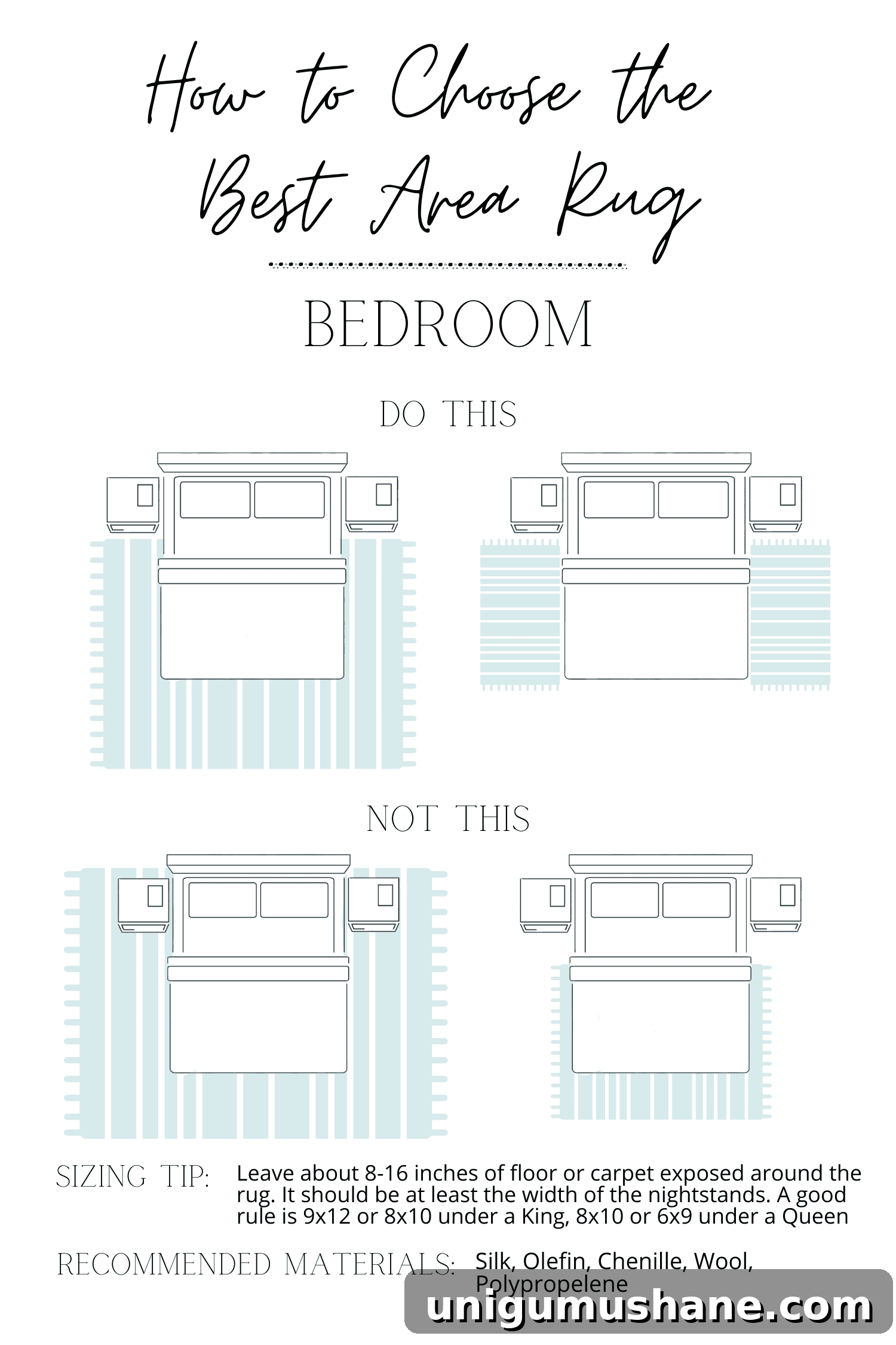 How to Choose the Perfect Rug: Size, Material and Style Tips 12 how to choose a rug for a bedroom