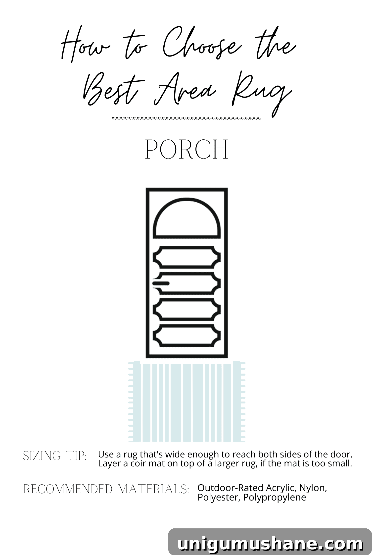 How to Choose the Perfect Rug: Size, Material and Style Tips 17 how to choose a rug for the porch