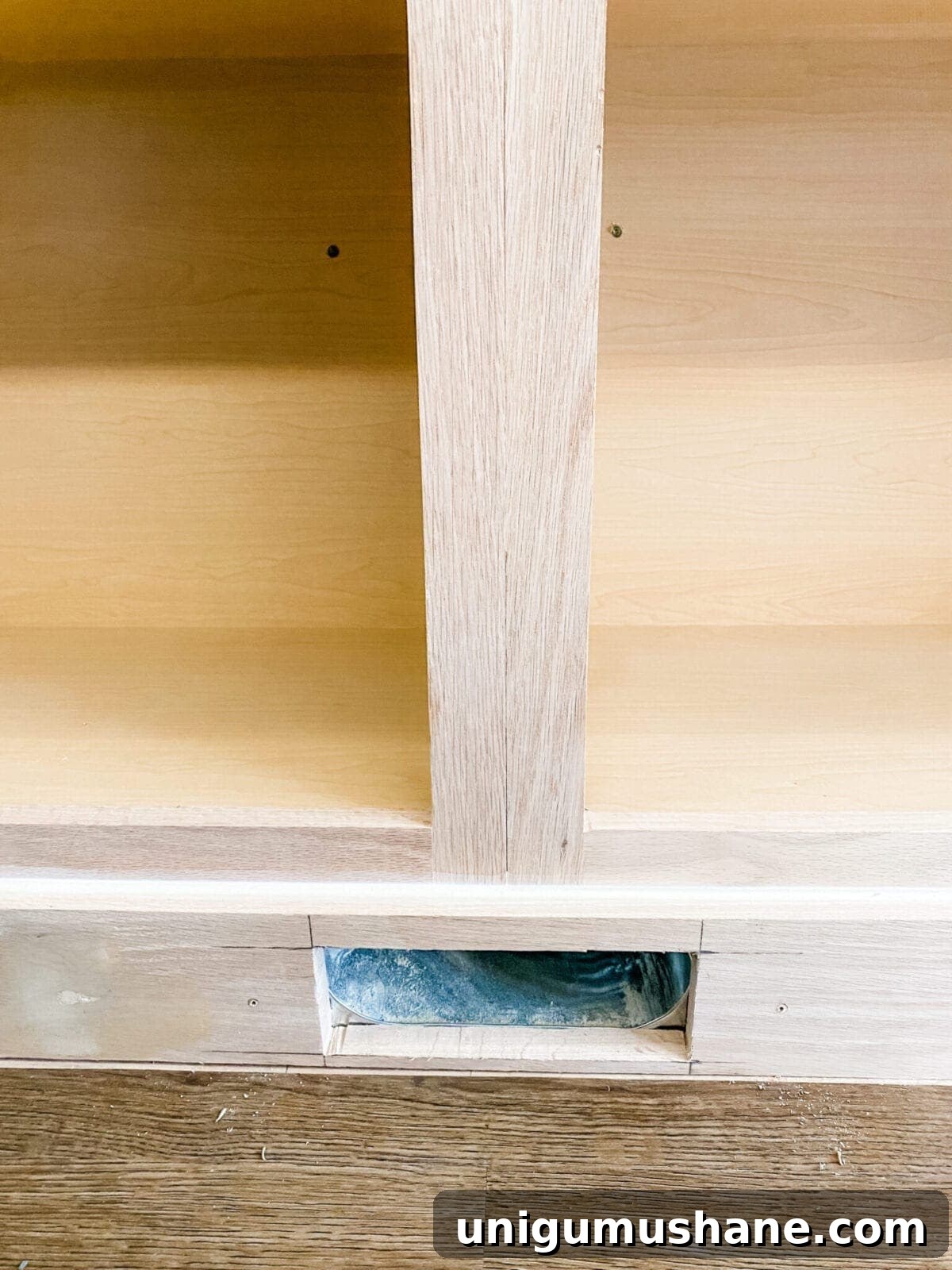 DIY Built-In Cabinets and Window Seat Plans 20 A step-by-step tutorial to build DIY built in cabinets and a window seat using inexpensive stock kitchen cabinets.