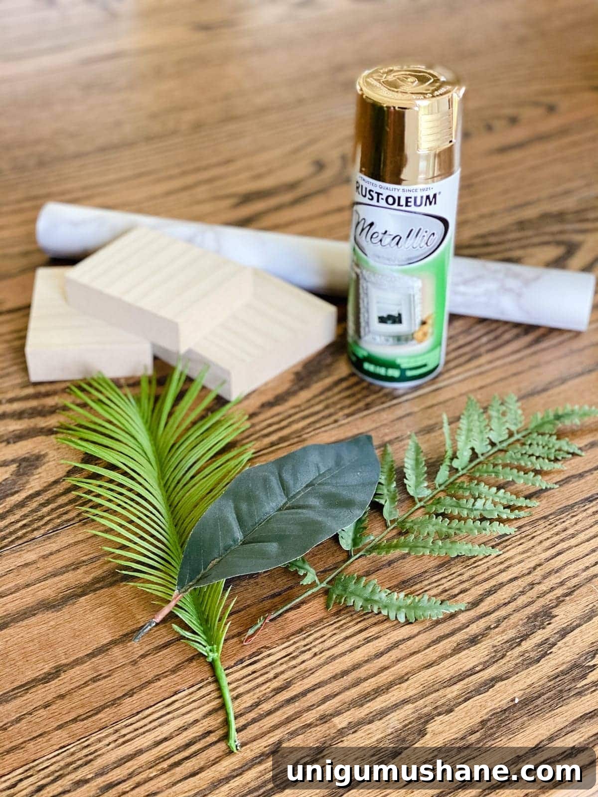 DIY Gold Leaf Sculpture: Designer Dupe for Less 3 Supplies for making a gold leaf sculpture