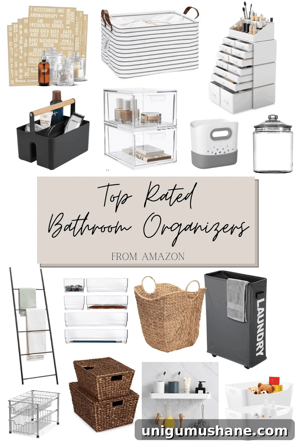 A complete tour of kids' bathroom organization ideas + all of the best organizers to make every bathroom tidy.