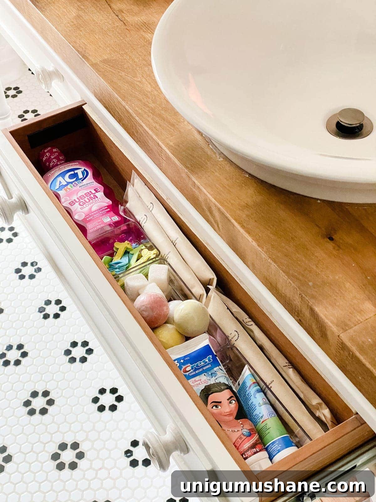 A complete tour of kids' bathroom organization ideas + all of the best organizers to make every bathroom tidy.
