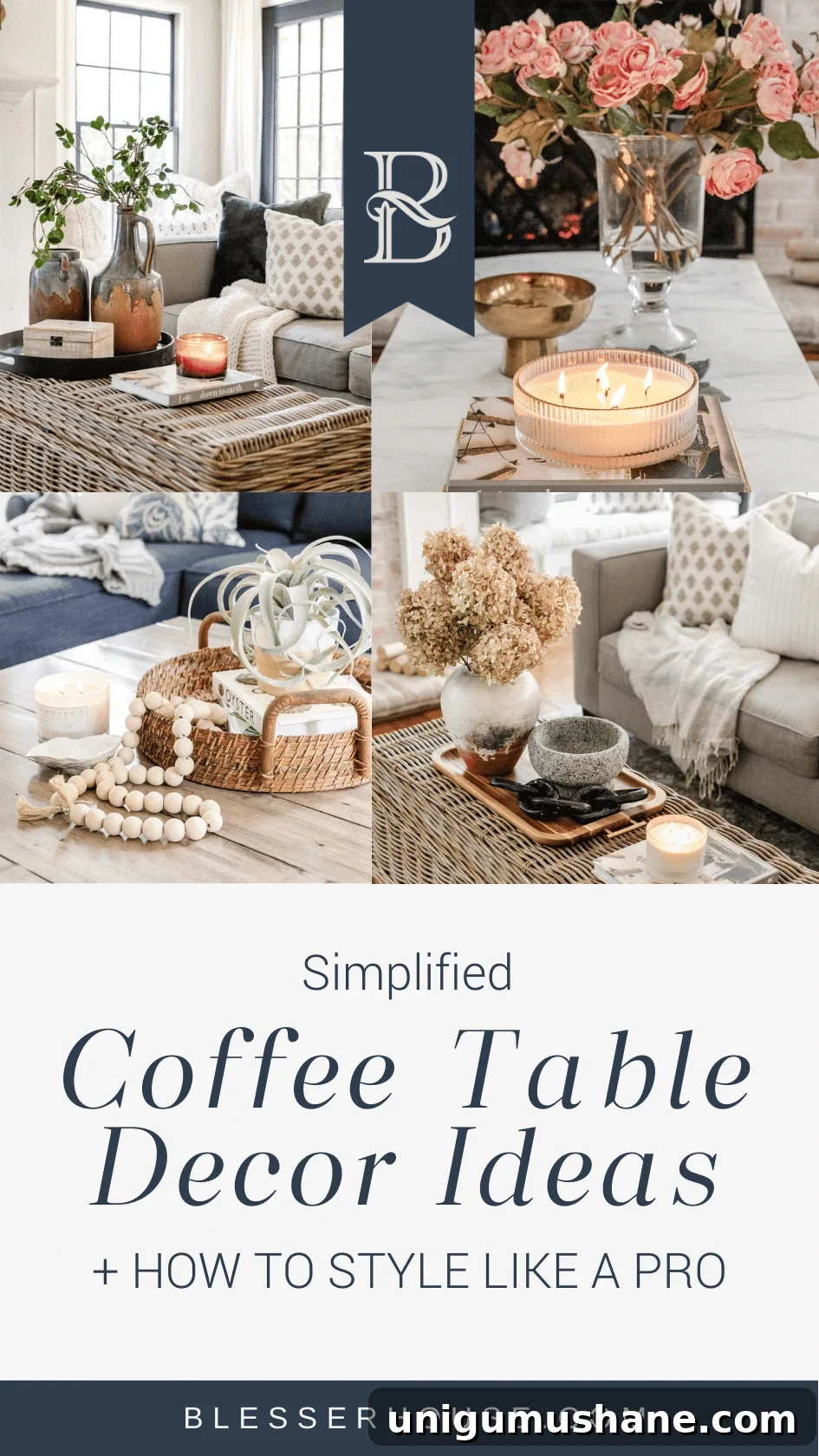 Coffee Table Decor Ideas with Styling Tips 2 coffee table decor ideas