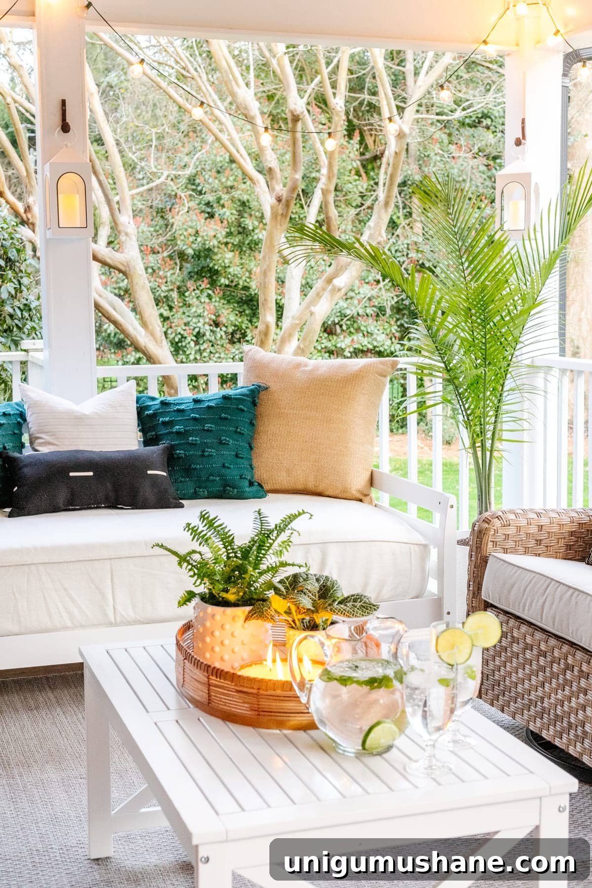 Back Porch Makeover Ideas for Cozy Outdoor Living 11 Planters and potted plants on the porch