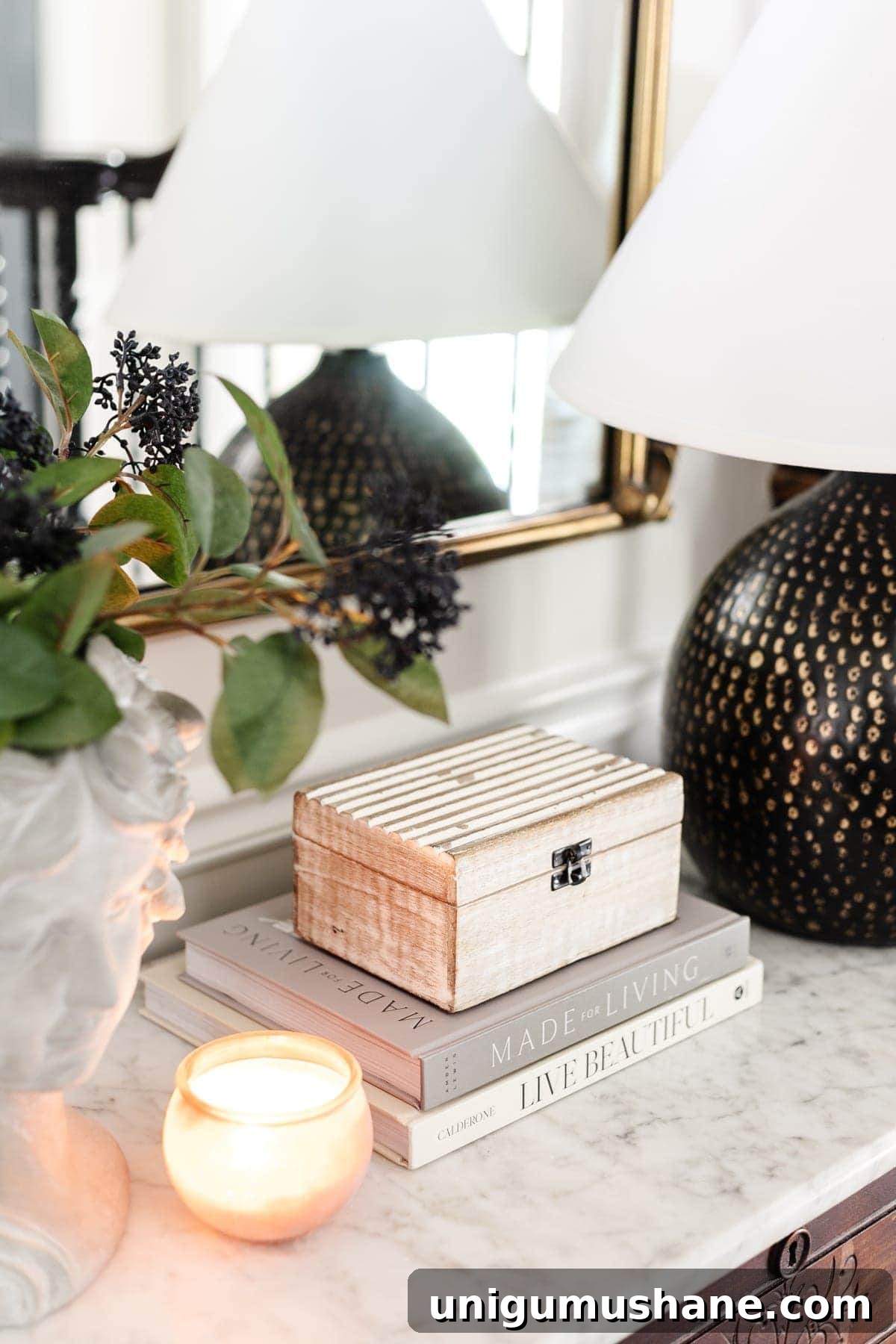 coffee table books on table